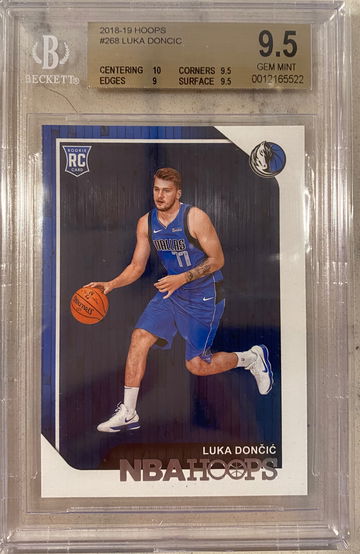 Luka Doncic 18-19 nba hoops RC 9.5 gem mint