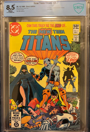 New Teen Titans #2 CBCS 8.5