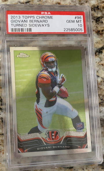 2013 Topps Chrome #96 Giovani Bernard PSA 10 Bengals Tampa Bay
