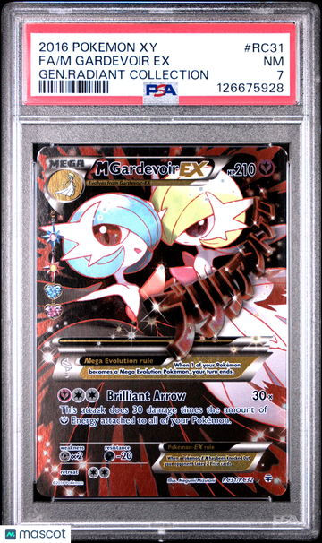 2016 Pokemon Xy Generations Radiant Collection M Gardevoir EX Fa Gen.Radiant Collection PSA 7 #RC31