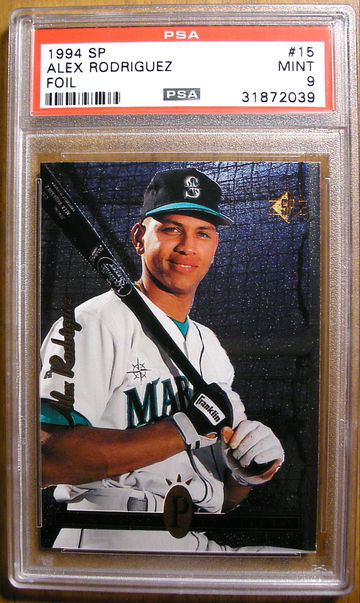 Alex Rodriguez 1994 SP #15 RC PSA 9