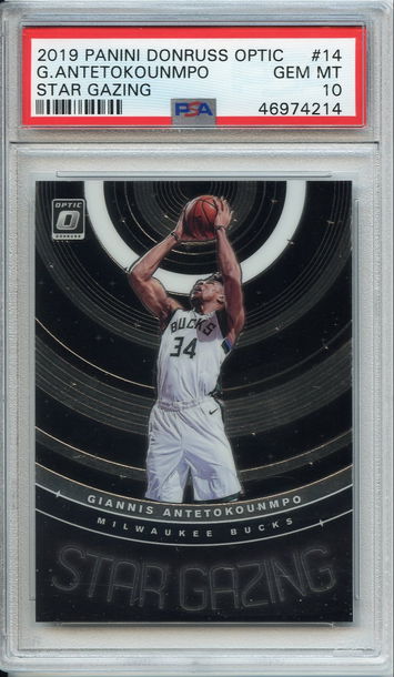 Giannis Antetokounmpo Star Gazing PSA 10