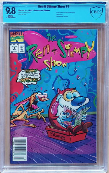 Ren & Stimpy Show #1 CBCS 9.8 Newsstand Edition!