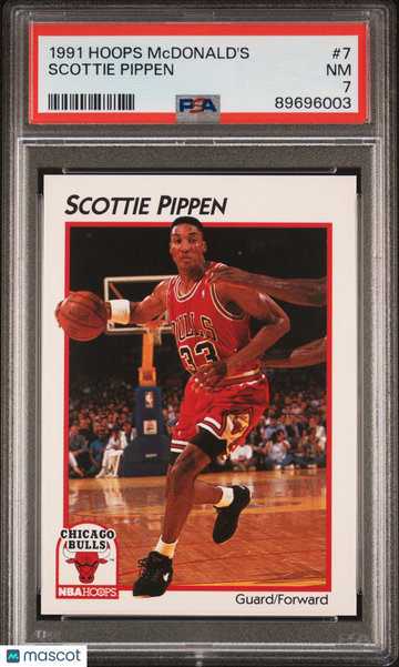 1991 Hoops Mcdonald's Scottie Pippen #7 PSA 7
