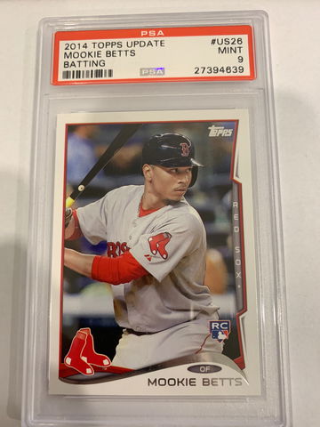2014 Topps Update Mookie Betts PSA 9 US26