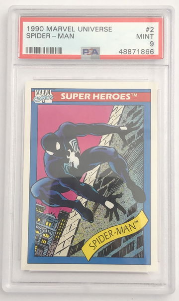 1990 Marvel Universe Spiderman PSA POP 14