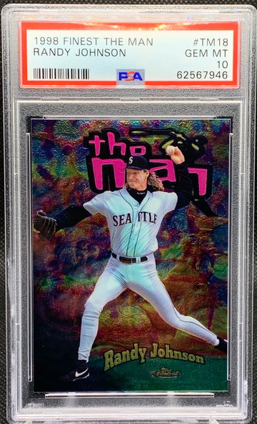 1998 Finest THE MAN RANDY JOHNSON PSA 10 GEM MINT 11/500