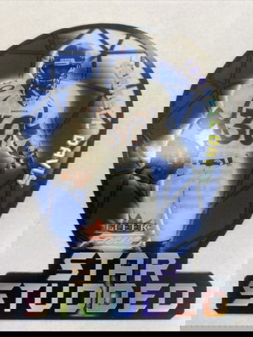 TERRELL DAVIS 2000 FLEER FOCUS STAR STUDDED DIE-CUT #12 DENVER BRONCOS HOF