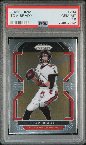 2021 Panini Prizm Tom Brady #294 PSA 10