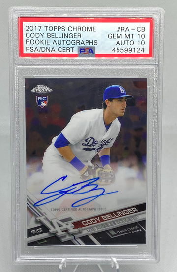 Cody Bellinger Rookie Auto 10/10