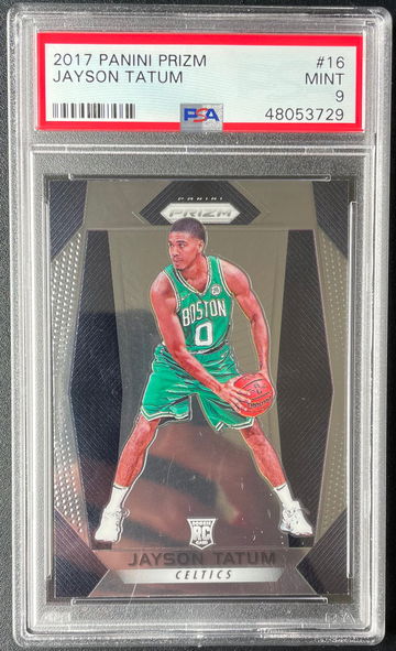 2017 Prizm Jayson Tatum PSA 9
