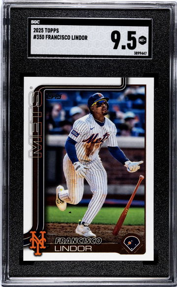 2025 Topps #350 Francisco Lindor SGC 9.5