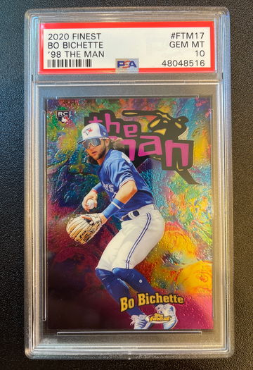 2020 Topps Finest “The Man” Bo Bichette PSA 10