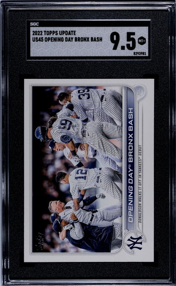 2022 Topps Update #US45 Opening Day Bronx Bash SGC 9.5