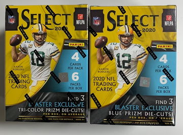 2020 select football blasters lot of 2