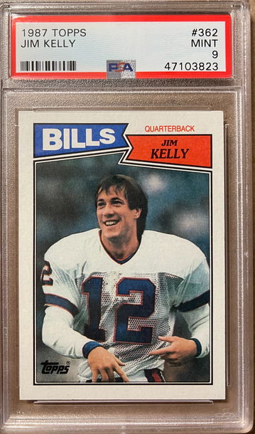 Jim Kelly 1987 Topps RC