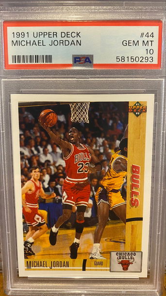 1991 Upper Deck Michael Jordan PSA 10