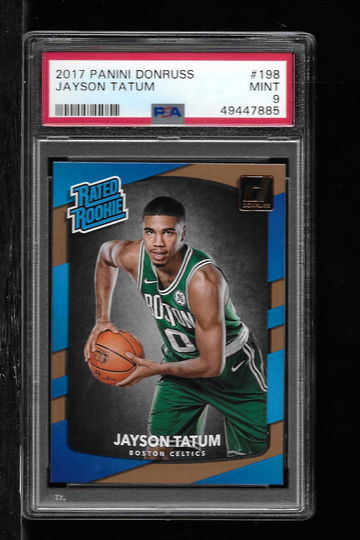 2017 DONRUSS JAYSON TATUM PSA 9