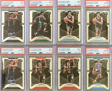 2019 Prizm Matisse Thybulle Brandon Clarke DeAndre Hunter Carsen Edwards Jarrett Culver PSA 10 PSA 9