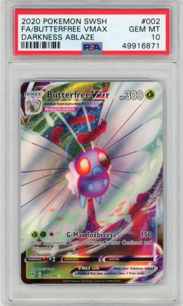 Butterfree Vmax 002/189 