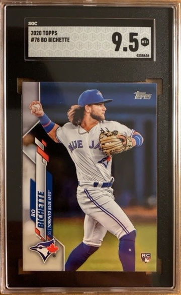 2020 Topps Series 1 BO BICHETTE Rookie #173 SGC 9.5 Mint+