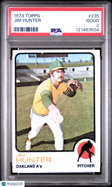 1973 Topps Jim Hunter #235 PSA 2