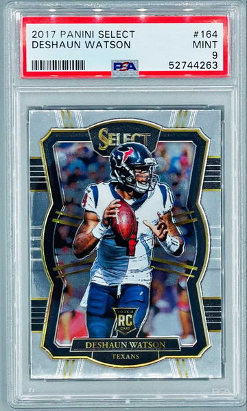 Deshaun Watson 2017 Select Premier Level Rookie PSA 9