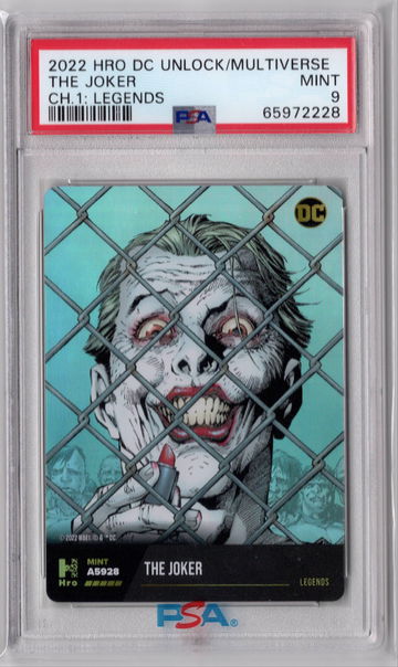2022 HRO DC Unlock/Multiverse The Joker Legends PSA 9 Mint