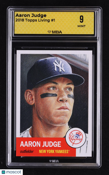 2018 Topps Living Aaron Judge #1 MBA 9