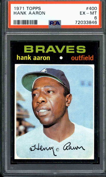 1971 Topps #400 Hank Aaron