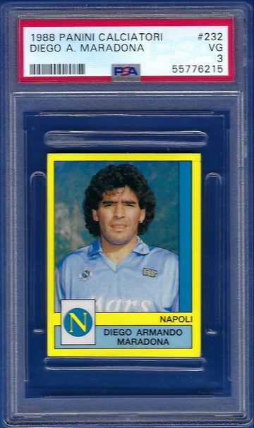 1988 Panini Calciatori Diego Maradona #232 *PSA 3* Argentina Napoli