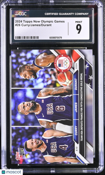 2024 Topps Now Olympic Games #26 CGC 9