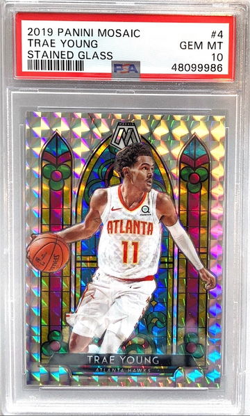 Trae Young 2019 Mosaic Stained Glass PSA 10