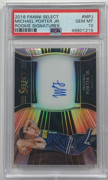 2018 Select Michael Porter Jr. Rookie Signatures AUTO PSA 10