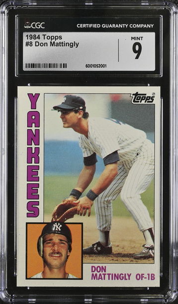 1984 Topps Don Mattingly #8 RC CGC 9