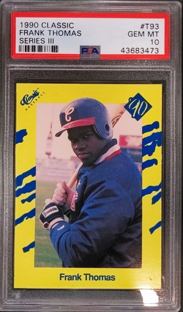 1990 Classic Frank Thomas PSA 10 