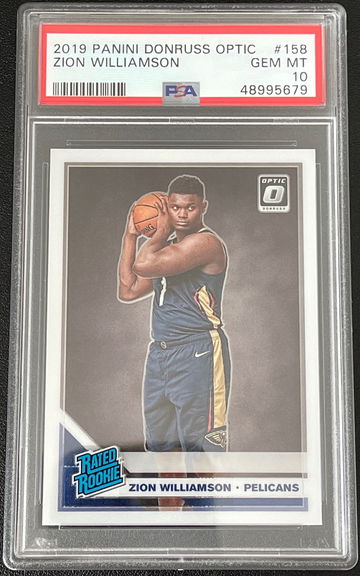 PSA 10 Optic Rated Rookie Zion Williamson
