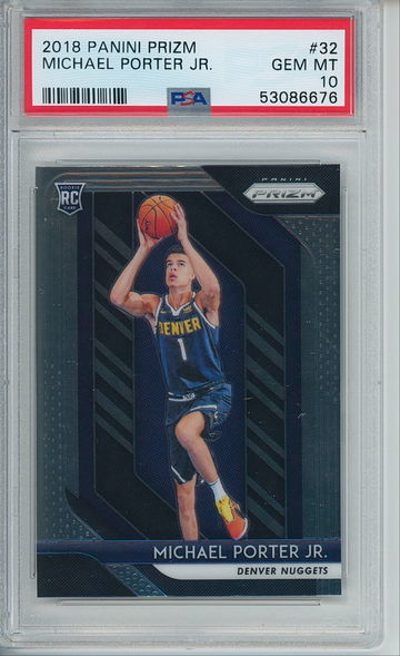2018 Panini Prizm Michael Porter Jr. PSA 10 Gem-Mint