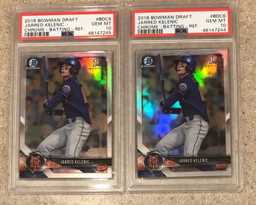 Jarred kelenic bowman chrome refractor Psa 10 lot 