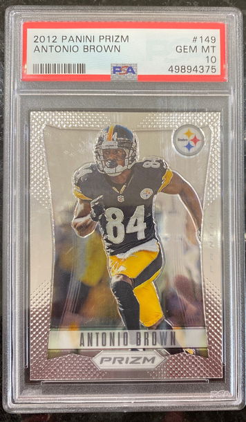 2012 PRIZM ANTONIO BROWN #149 PSA 10 LOW POP!