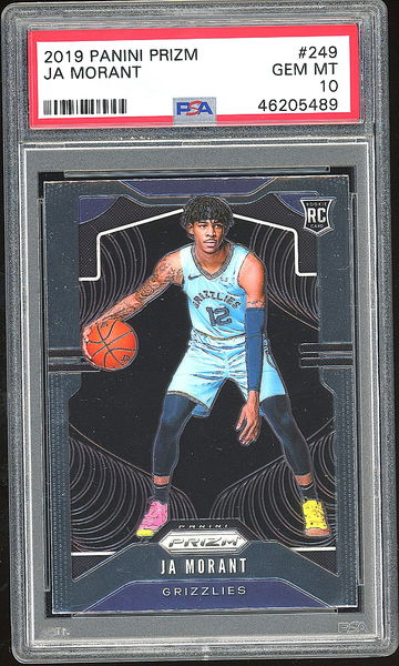 2019-20 Prizm Ja Morant PSA 10 RC