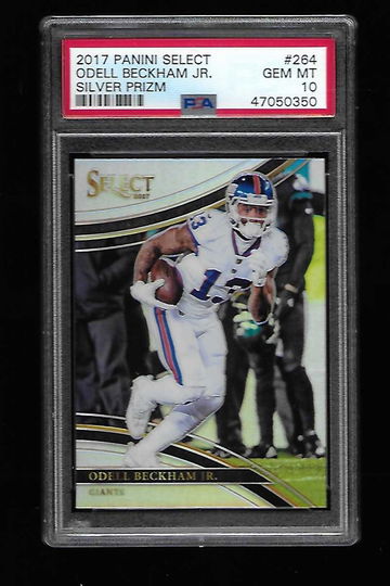2017 PANINI SELECT ODELL BECKHAM JR #264 SILVER