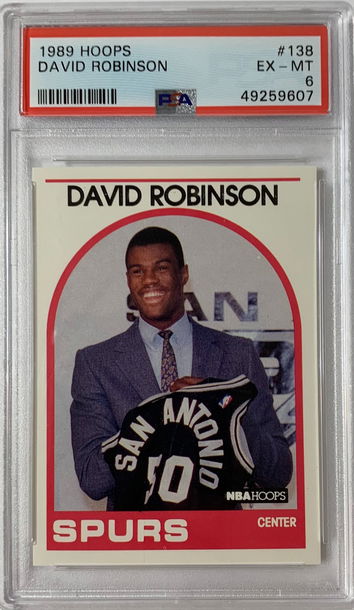 1989 Hoops David Robinson PSA 6 EX-MT #138