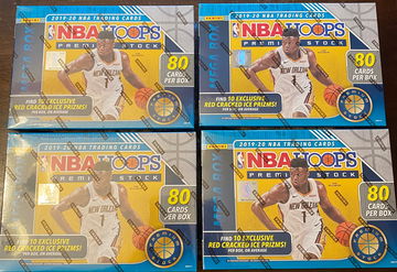 4 19-20 panini nba hoops premium stock mega boxes target version