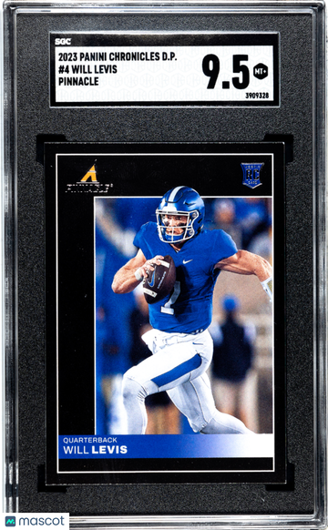 2023 Panini Chronicles Draft Picks Will Levis #4 Pinnacle SGC 9.5