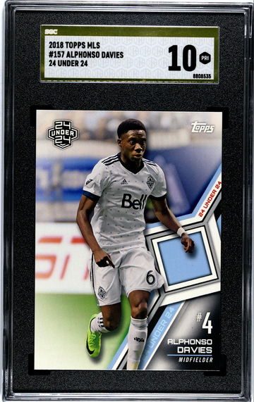 2018 Alphonso Davies Topps MLS 24 Under 24
