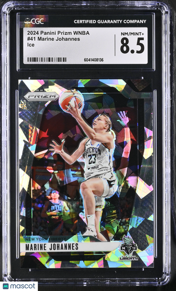 2024 Panini Prizm WNBA Marine Johannes #41 Ice CGC 8.5