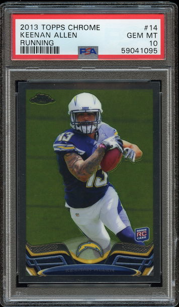 2013 Topps Chrome Keenan Allen #14 PSA 10