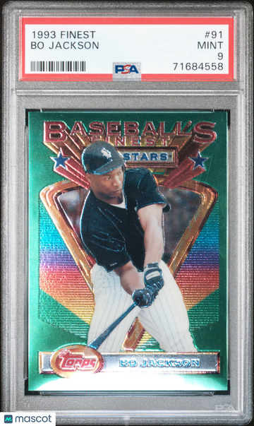 1993 Finest Bo Jackson #91 PSA 9