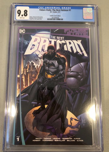 FUTURE STATE THE NEXT BATMAN #1 CGC 9.8 KEN LASHLEY VARIANT FRANKIE’S COMICS